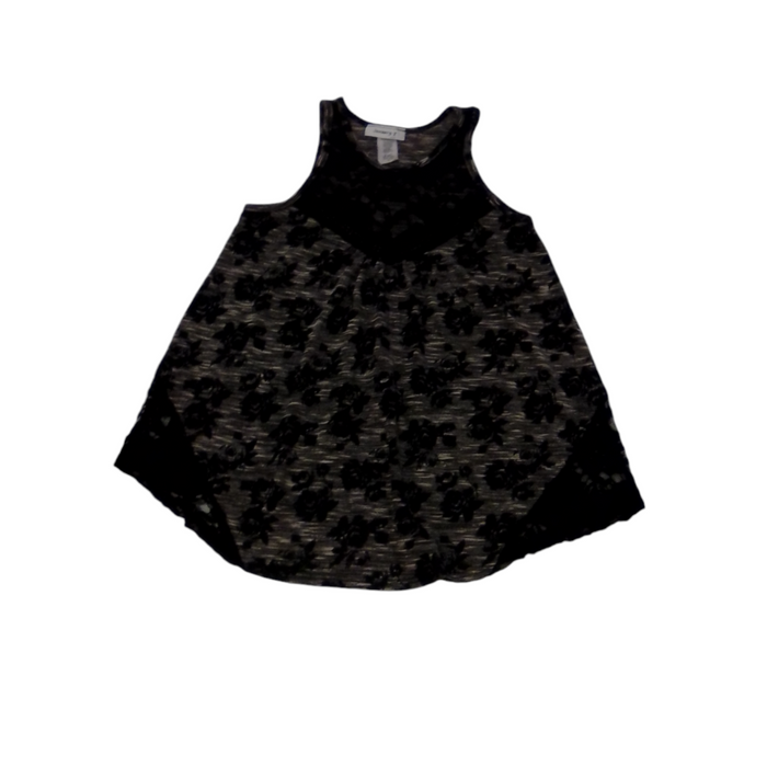 Tank (Black Flowers)