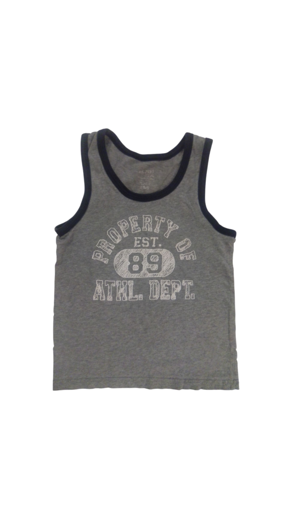 Tank Top: Gray Athl. Dept