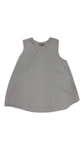 Tank Top: White Ribbed