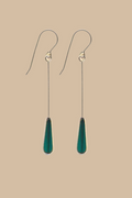 Teal Tear Drop Earring