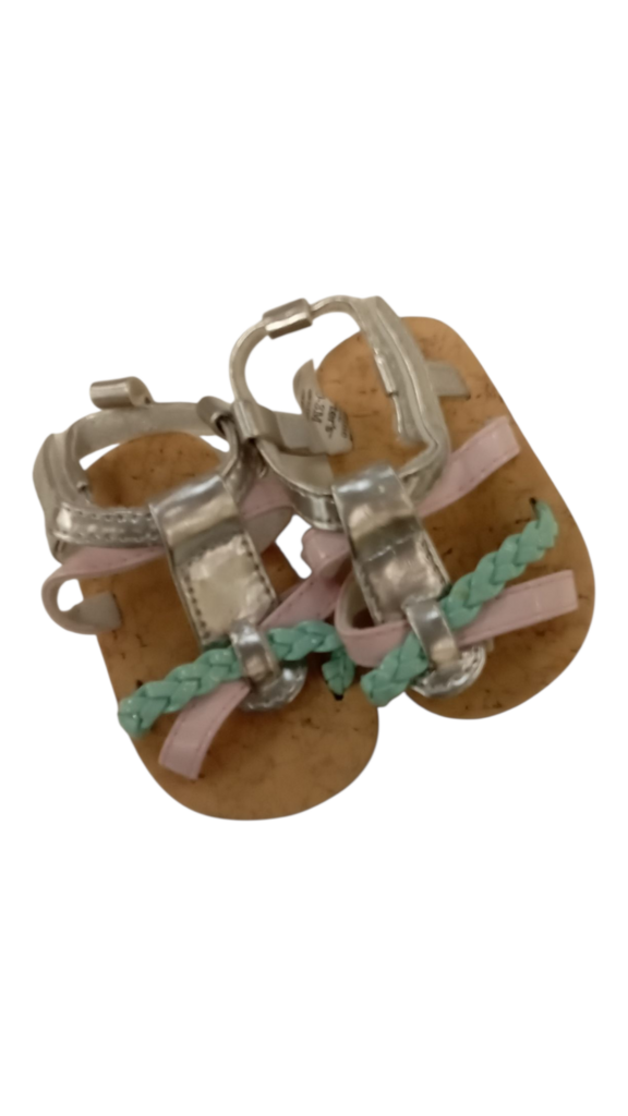 Teal/Pink Sandles