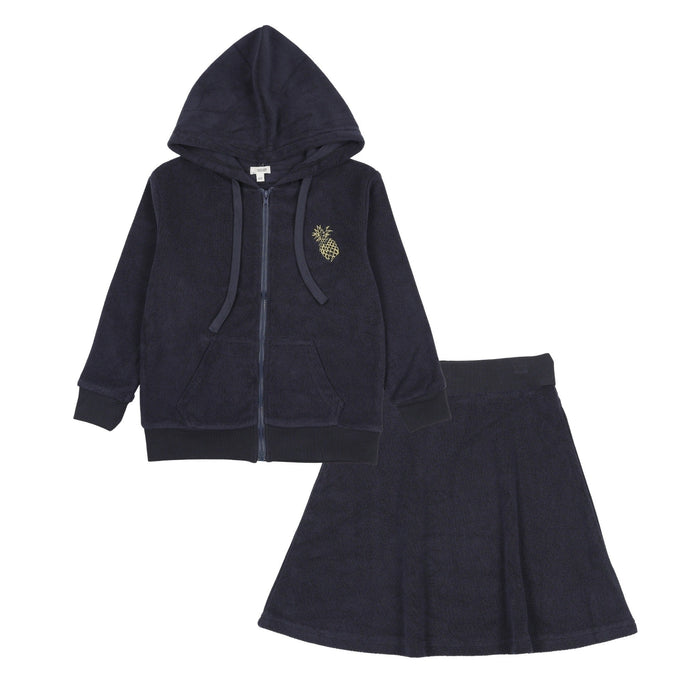 Terry Sweater Skirt Set