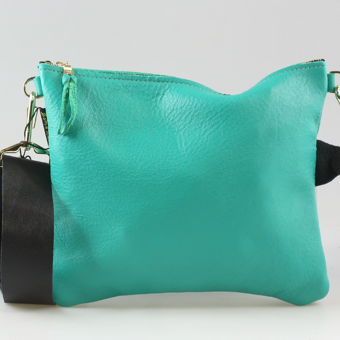 The Classic Taylor Crossbody: Vanilla / 9"x7.5" / Matching Leather Strap