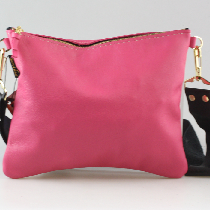 The Classic Taylor Crossbody: Vanilla / 9"x7.5" / Matching Leather Strap