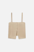 The Linen Button Cami T-Shirts & Tanks FRAME