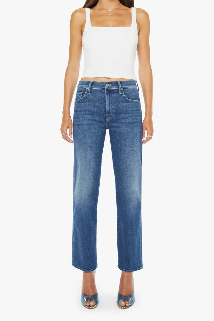 The Mid Rise Rambler Zip Ankle Jeans MOTHER