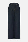 The Off Duty Drawstring Bow Jeans FRAME