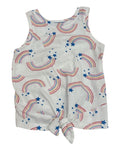 Tie Tank Top - Stars/Rainbows