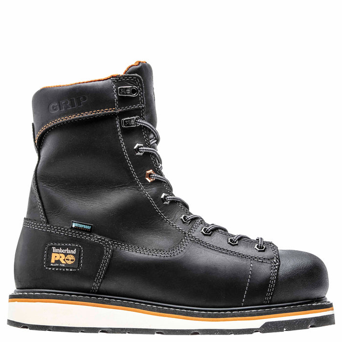 Timberland Pro Men's 8" Gridworks Black CSA Alloy Toe Work Boots TB1A12EO