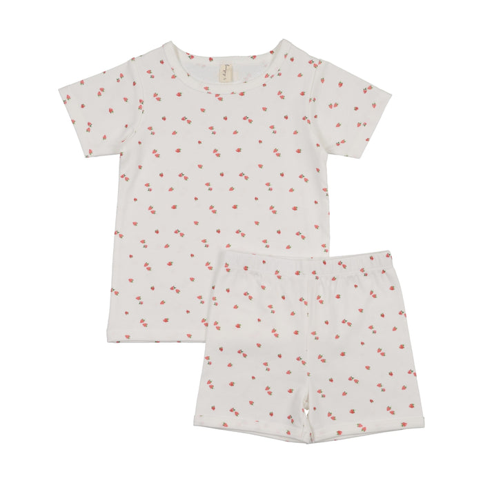 Tiny Fruits Short Sleeve Lounge Set