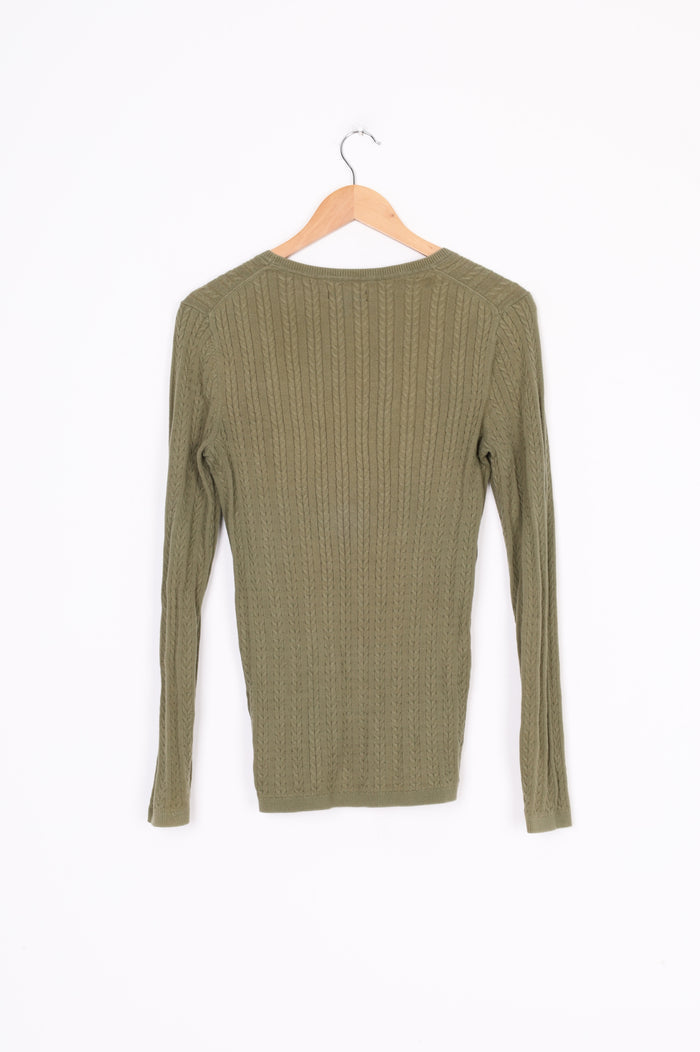 Tommy Hilfiger Womens Green Top Size M