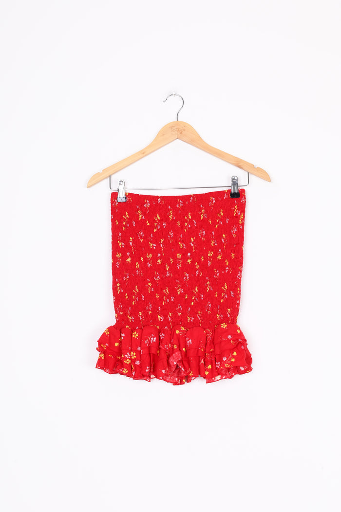Tosca & Salome Womens Red Skirt Size XS