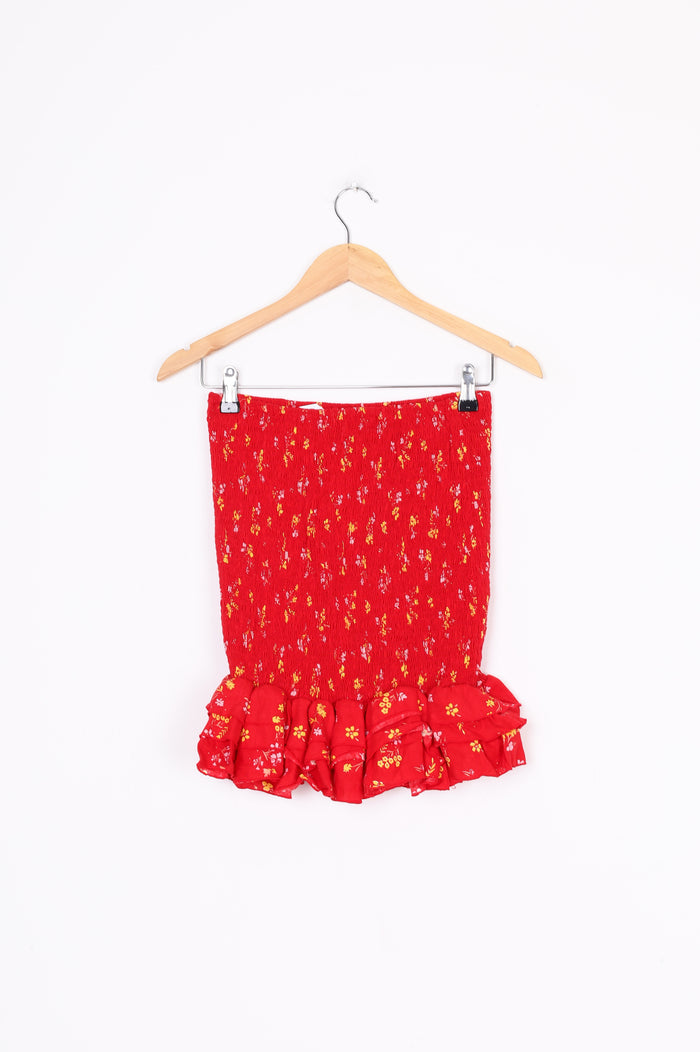 Tosca & Salome Womens Red Skirt Size XS