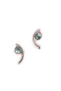 Tourmaline Cove Studs Silver