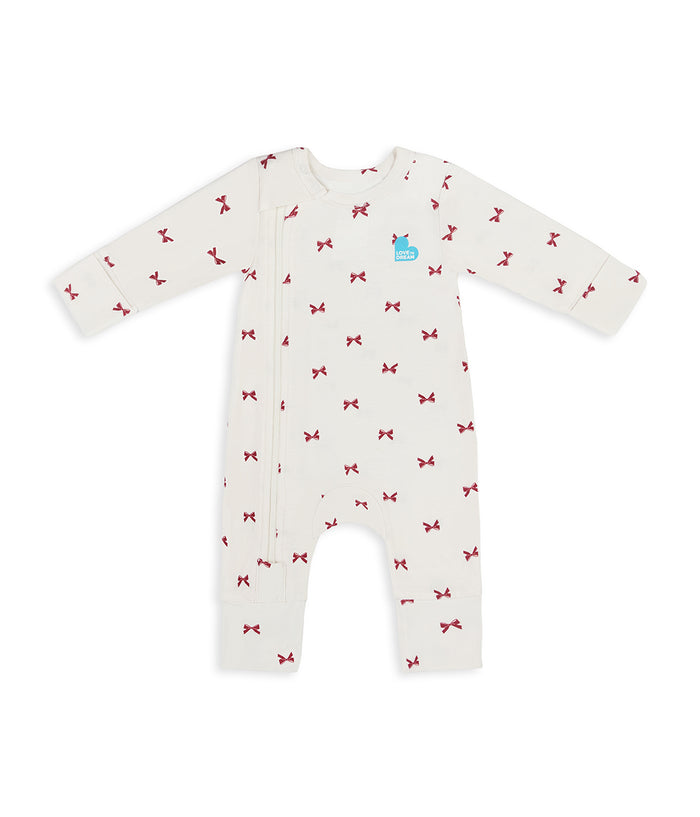 Transitioning & Romper Bundle | 1.0 TOG | Bamboo | Cream Bows