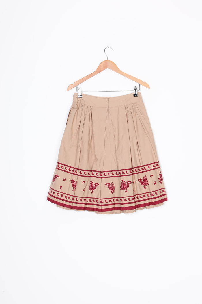 Trelise Cooper Womens Beige Skirt Size 10