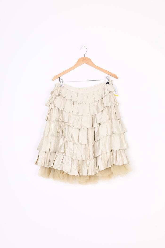 Trelise Cooper Womens Beige Skirt Size 12