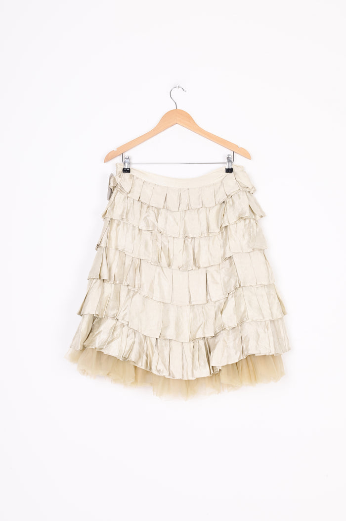 Trelise Cooper Womens Beige Skirt Size 12