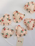 Tulip Garden Frill Heart Garland