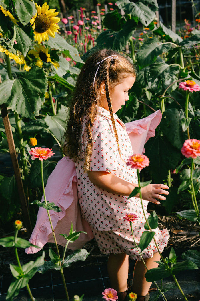 Tulip Garden Two Piece Short Sleeve Set