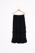 Ulla Johnson Womens Black Maxi Skirt Size 4