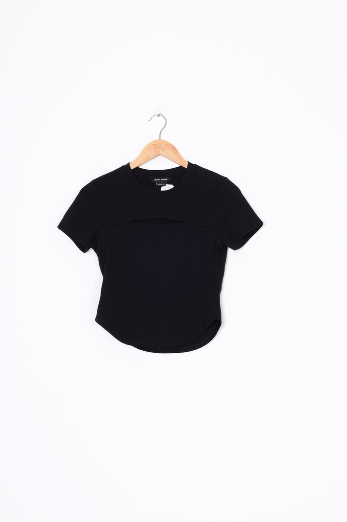 Urban Revivo Womens Black Top Size 10
