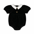 Velour Collar Romper