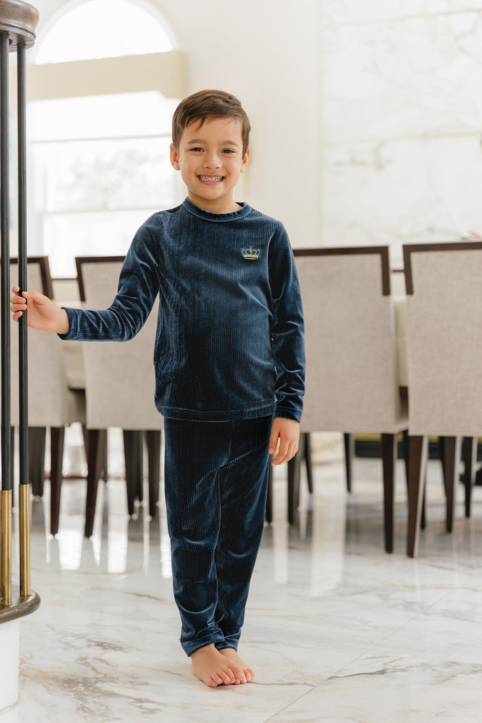 Velour Crown Pajamas