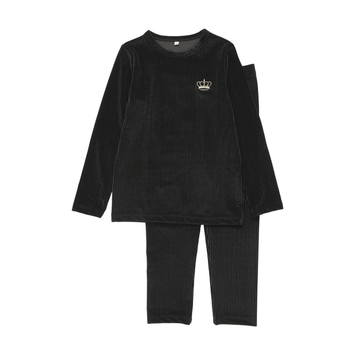 Velour Crown Pajamas