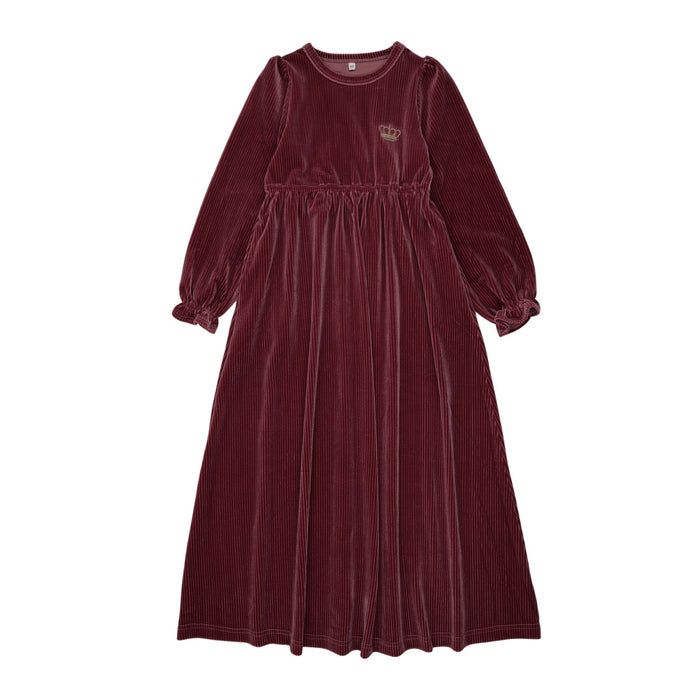 Velour Crown Robe