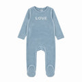 Velour Love Footie