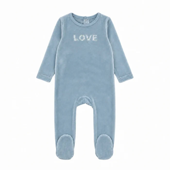 Velour Love Footie
