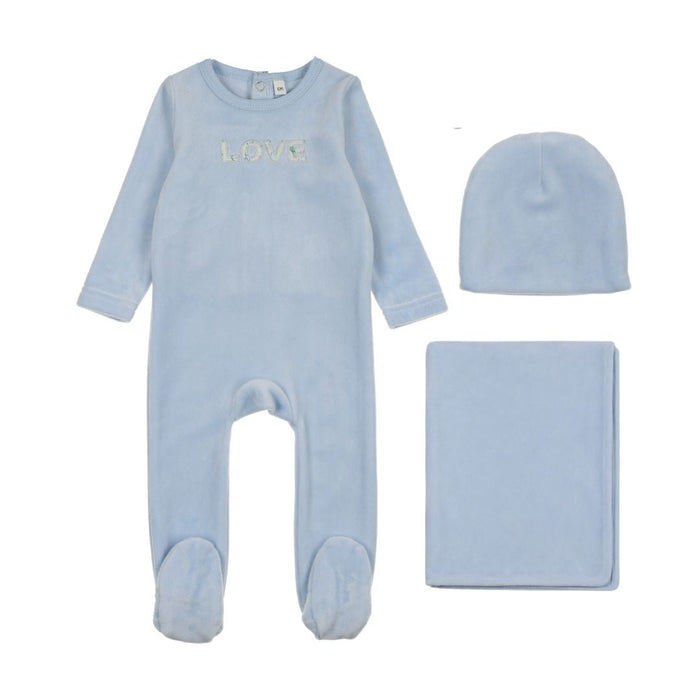 Velour Love Layette Set