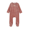 Velour Tab Footie