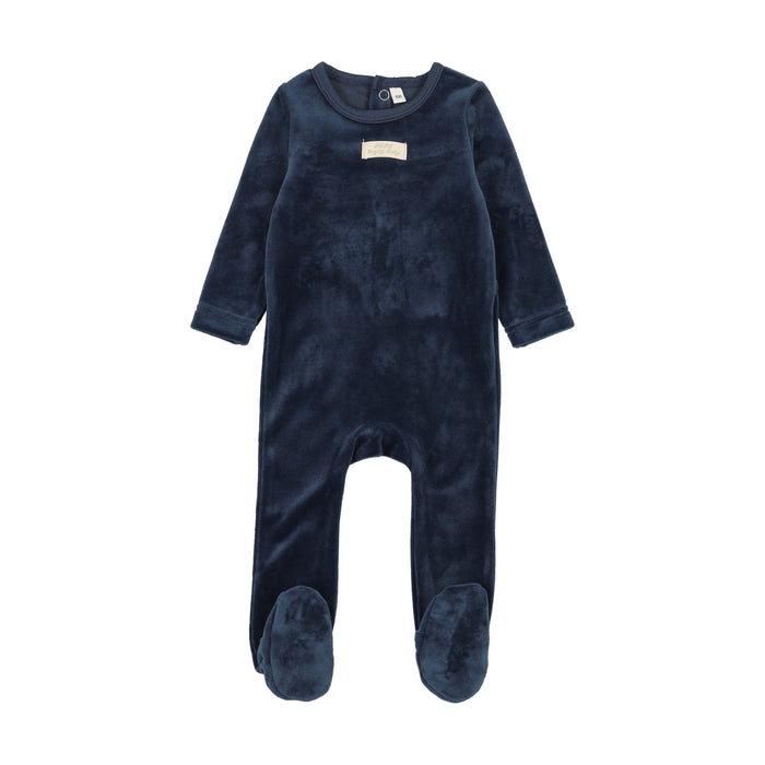 Velour Tab Footie