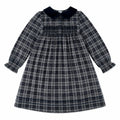 Velvet Plaid Dress