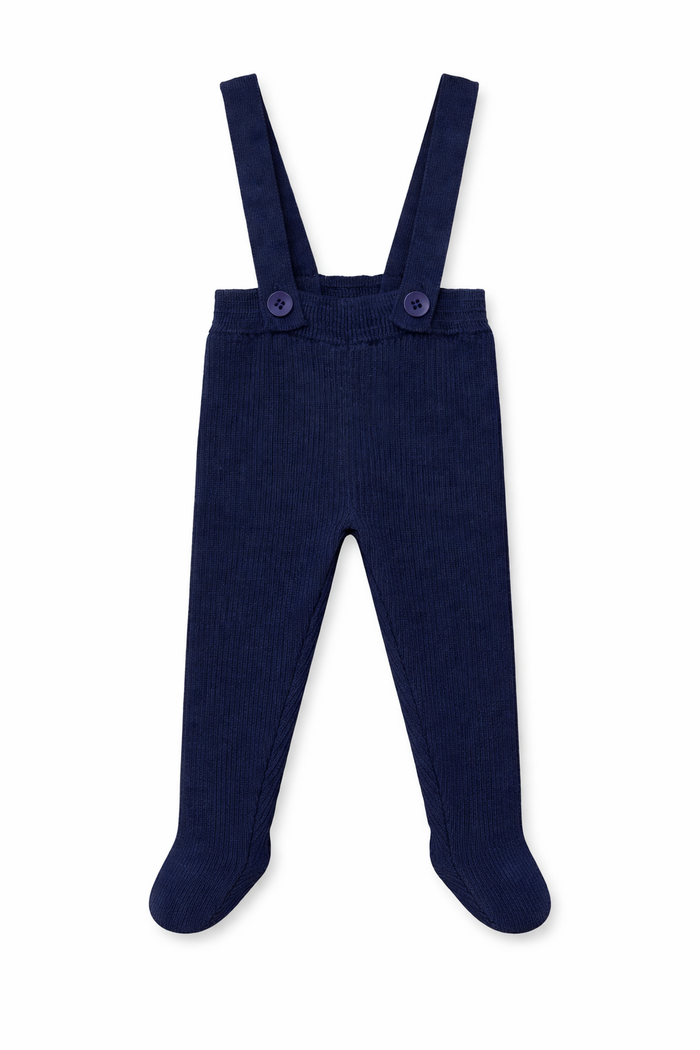 Velvet Plaid Suspender Leggings