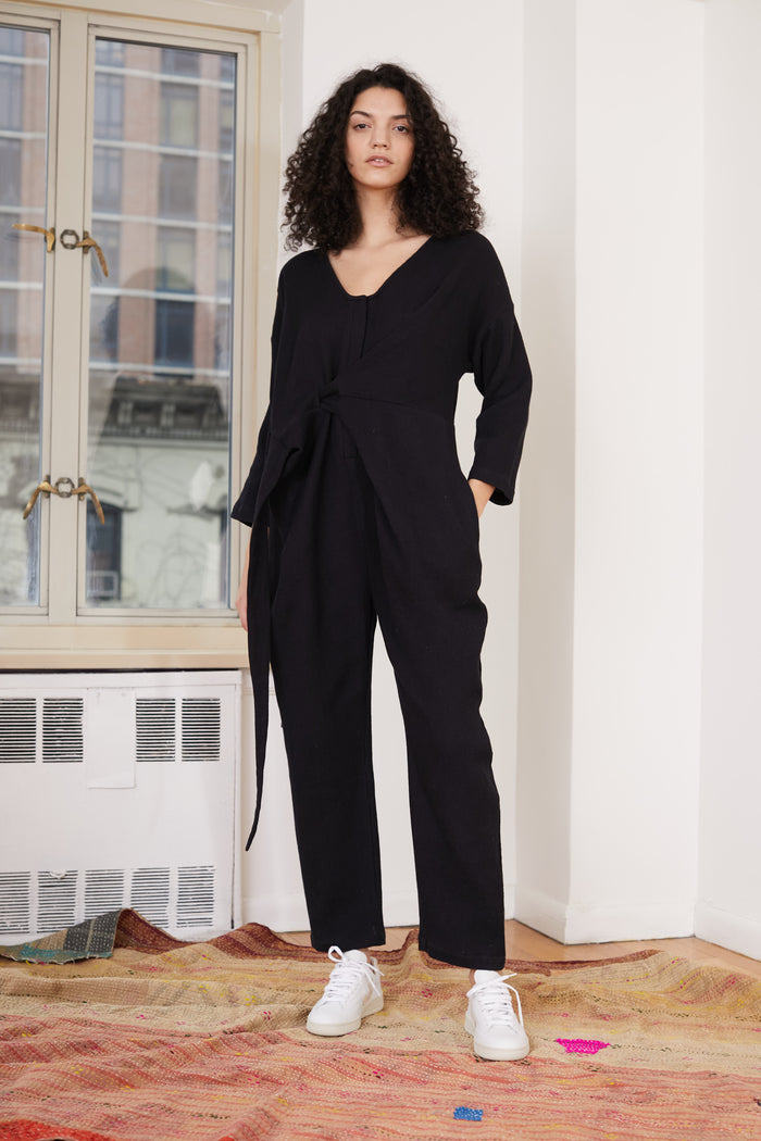 Venus Wrap Jumper in Night