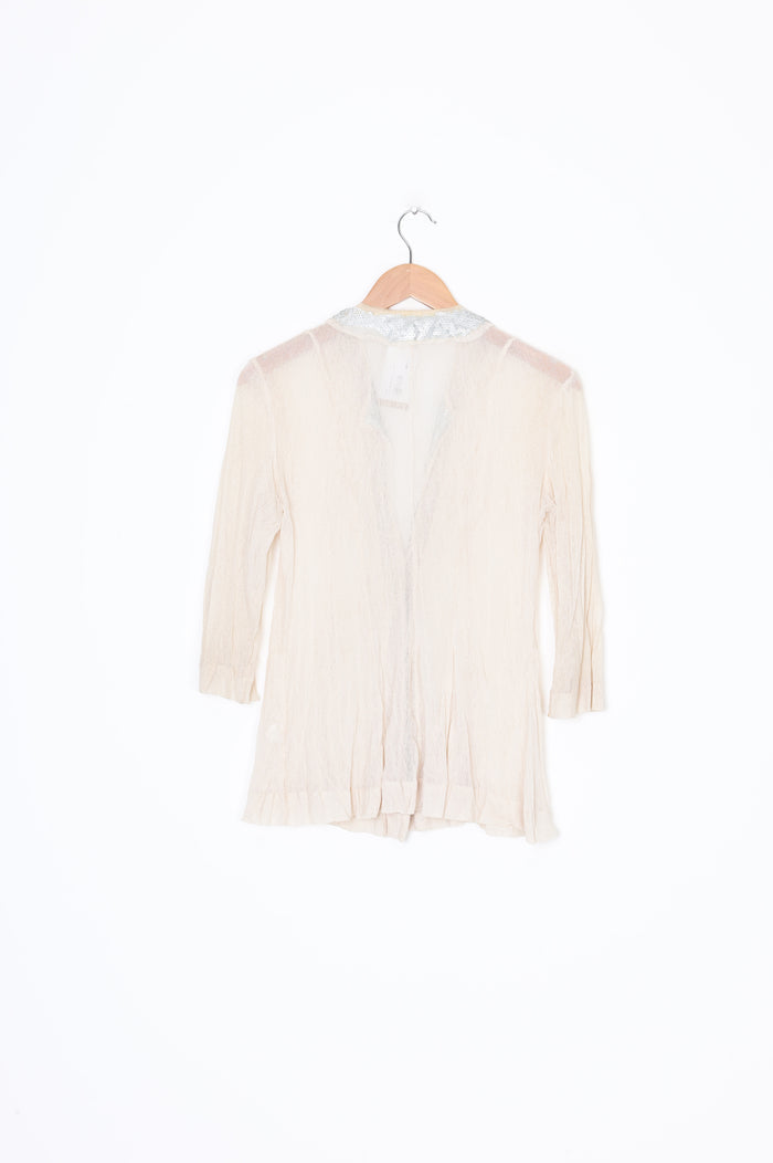 Verge Womens Beige Top Size M