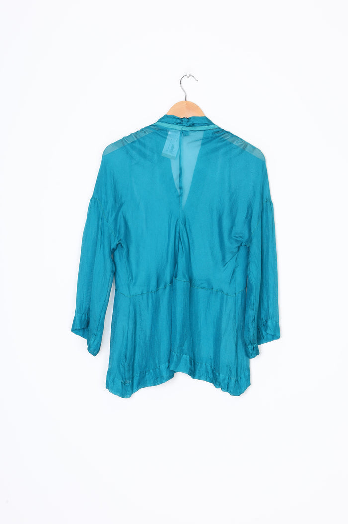 Verge Womens Blue Top Size M