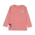 Washed Patch 3/4 Sleeve T-Shirt