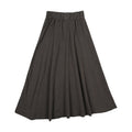 Washed Patch Maxi Skirt