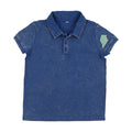 Washed Patch Short Sleeve Polo