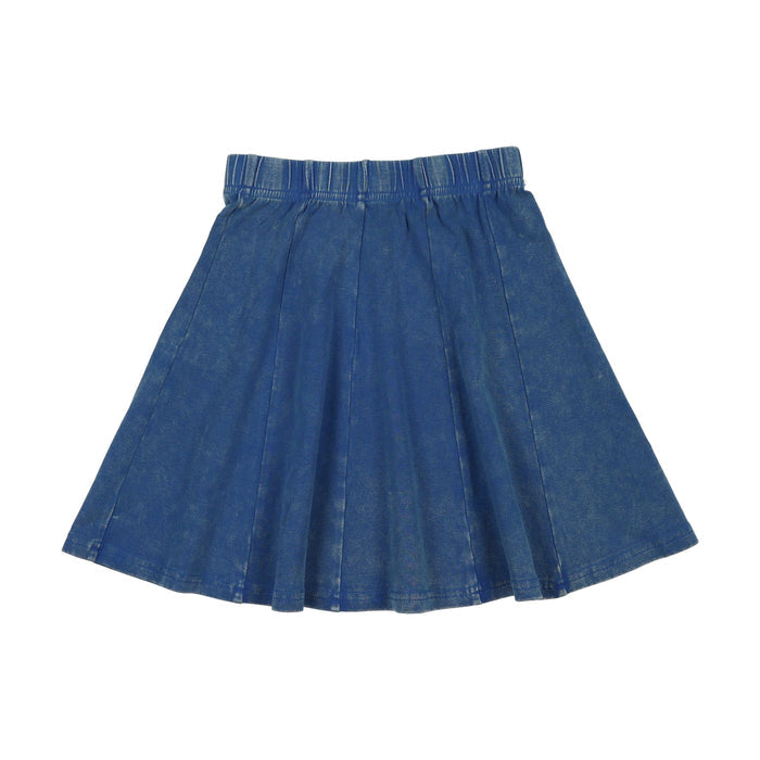 Washed Patch Skater Skirt