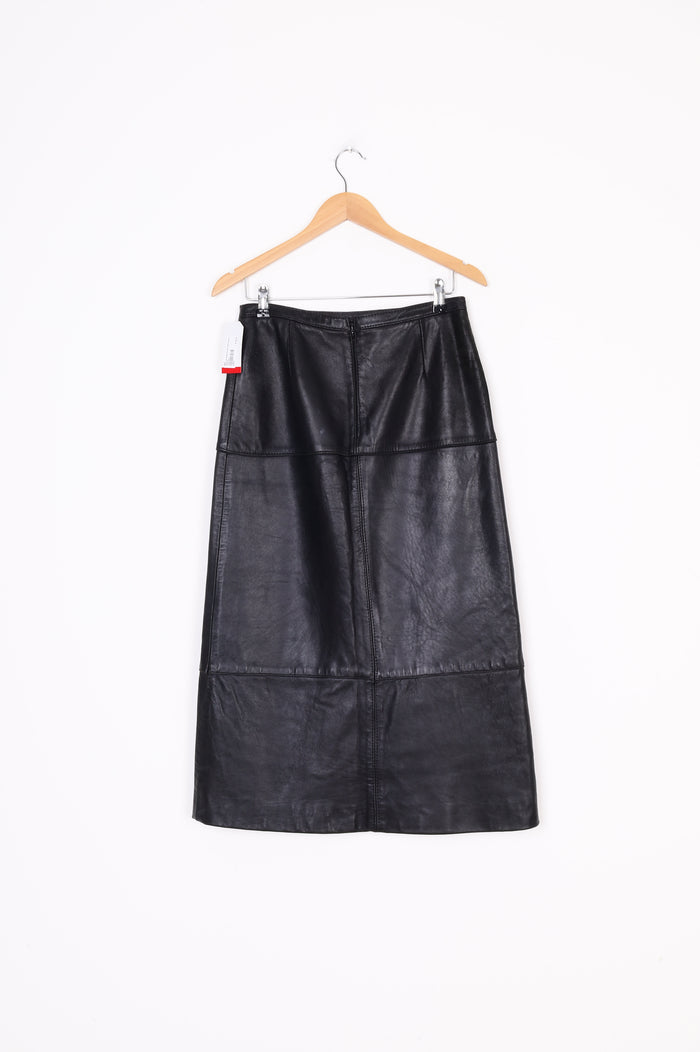 Wells (NZ made) Womens Black Maxi Skirt Size 10