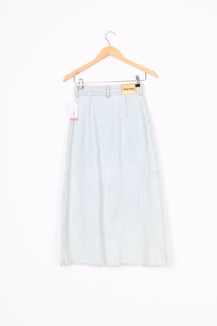Miu Miu Womens Blue Skirt Size 38