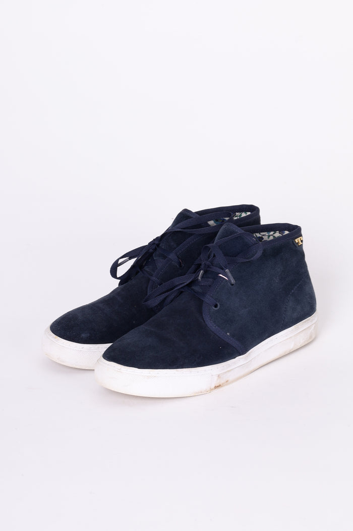 Tory Burch Womens Blue Sneakers Size EU 38