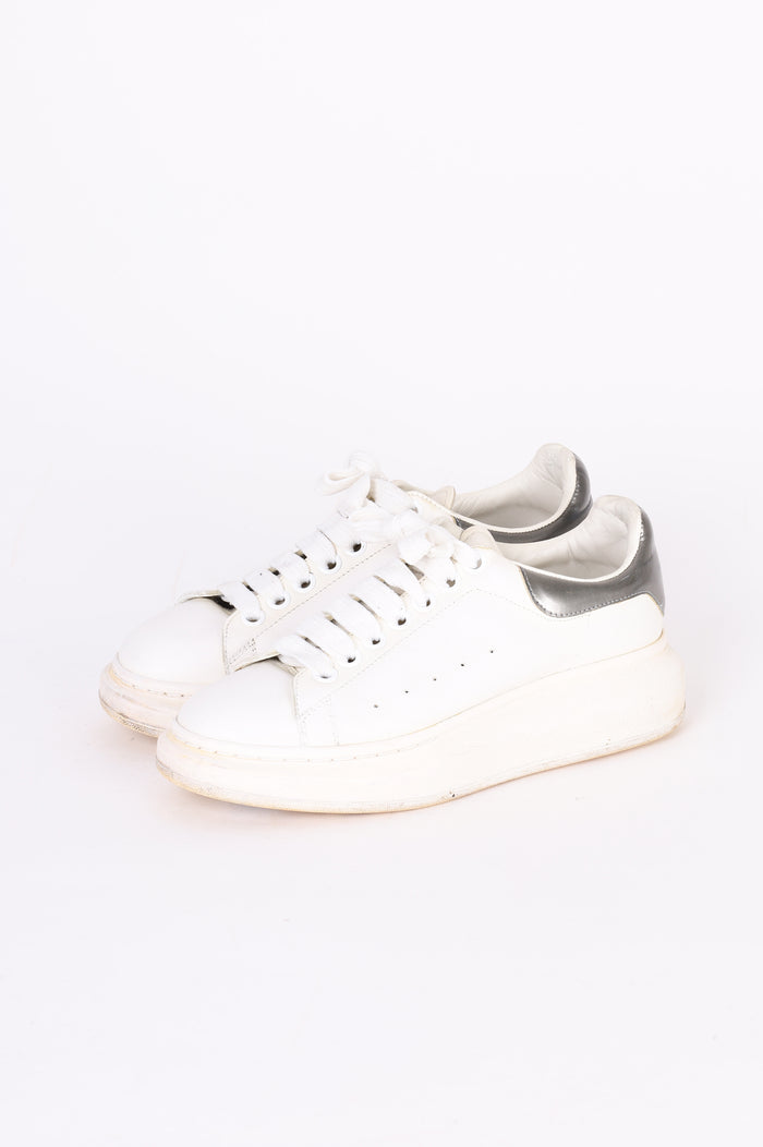 Alexander McQueen Womens White Sneakers Size EU 36.5