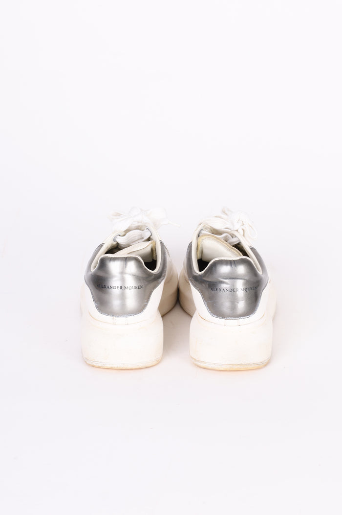 Alexander McQueen Womens White Sneakers Size EU 36.5