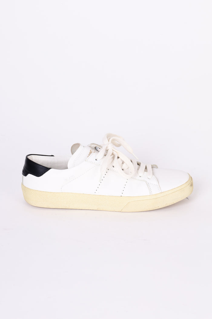 Saint Laurent Womens White Sneakers Size EU 36